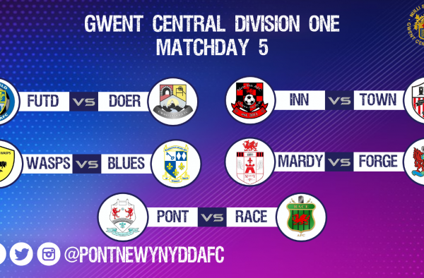 Gwent Central Division One Matchday 5