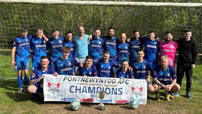Pontnewynydd AFC champions of gwent central league division one 2023/24